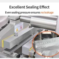 Előregyártott zsáktöltő és lezáró gép